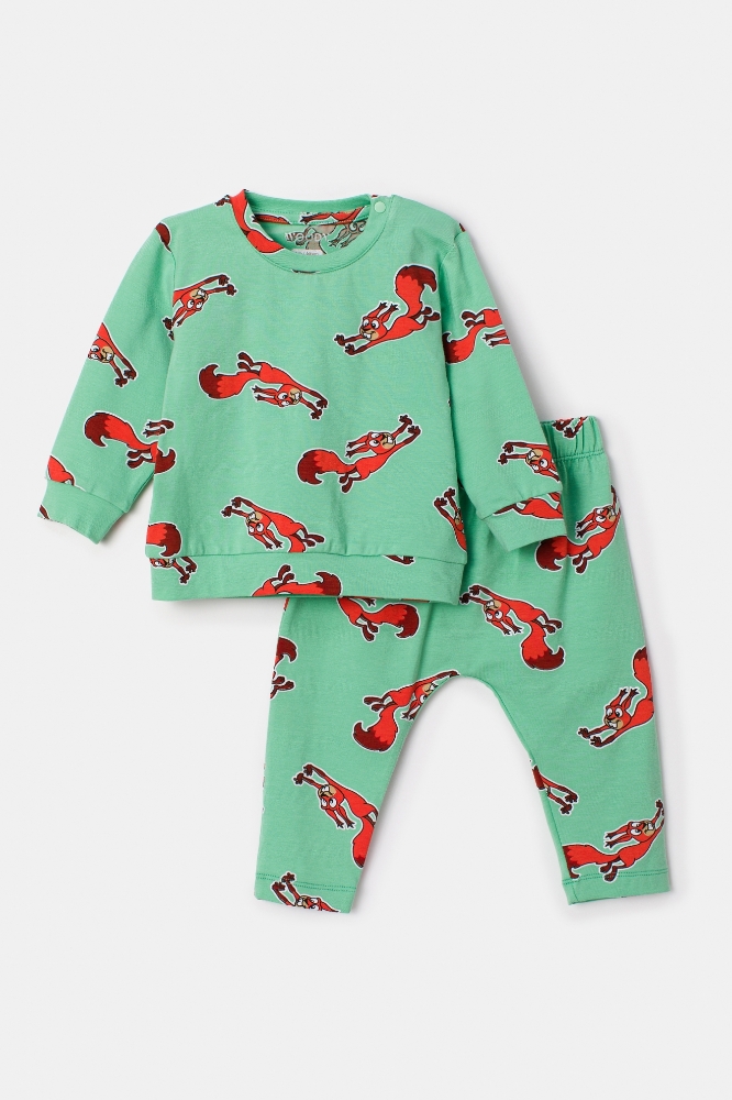 Pamuklu Bebek Pijama-Bbc - 912-Baskılı