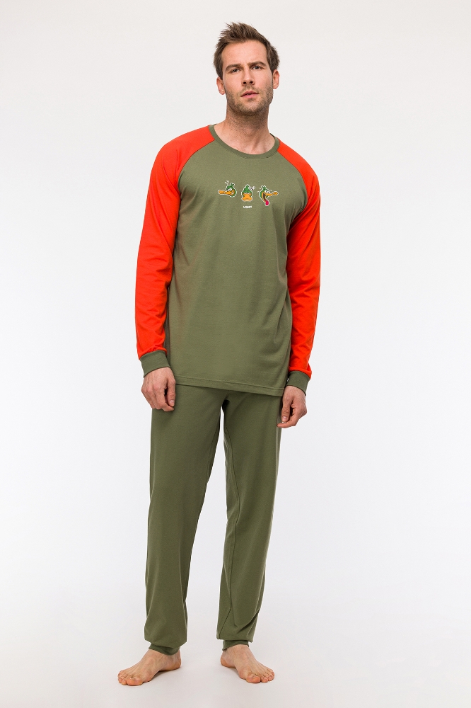 Erkek Pijama-Plk - 753-Yeşil