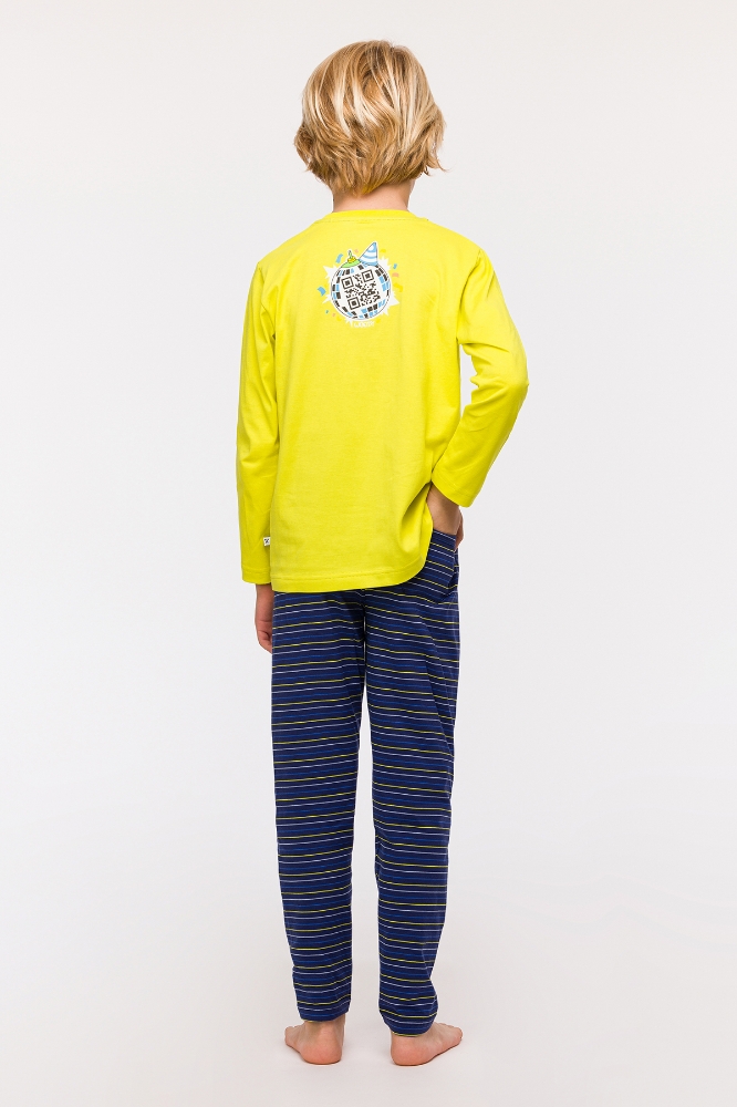 10-16 Yaş Erkek Çocuk Pijama-Pls - 660-Sarı