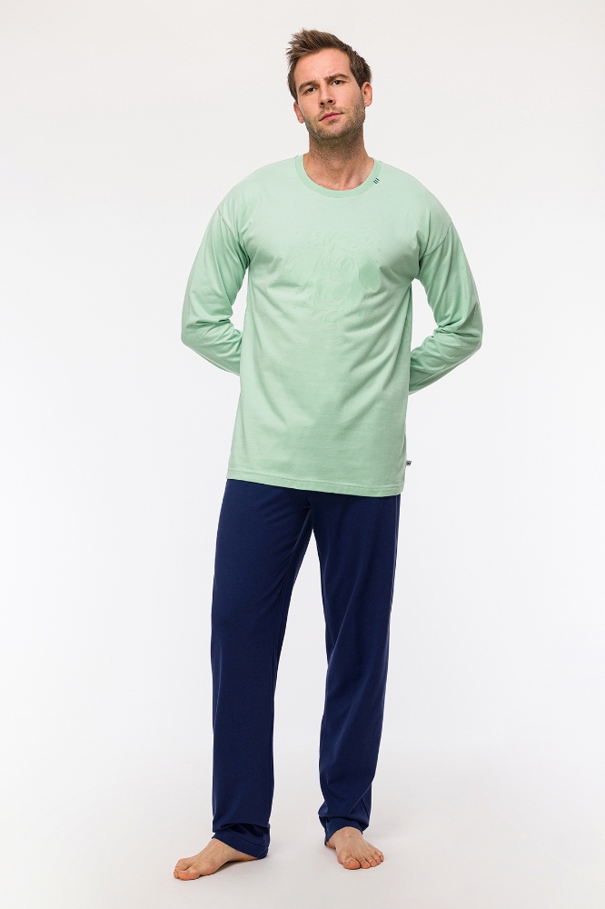 Erkek Pijama-Plm - 719-Mint Yeşili