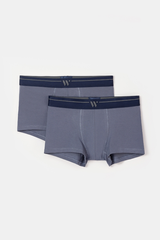 2'li Erkek Boxer-Clm - 180-Koyu Gri