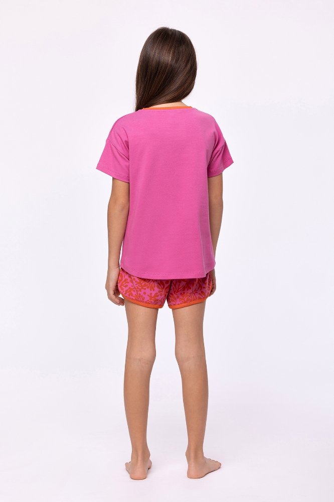 2-8 Yaş Kız Çocuk Pijama-Ypd - 363-Pembe