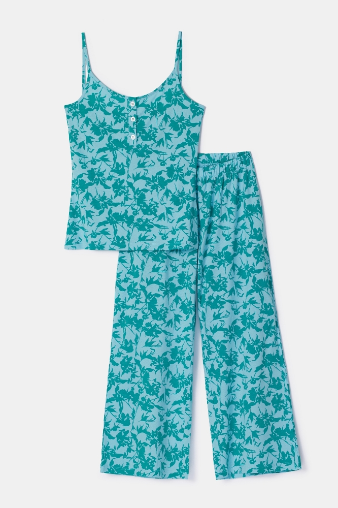 Kadın Pijama-Tpb - 979-Yeşil