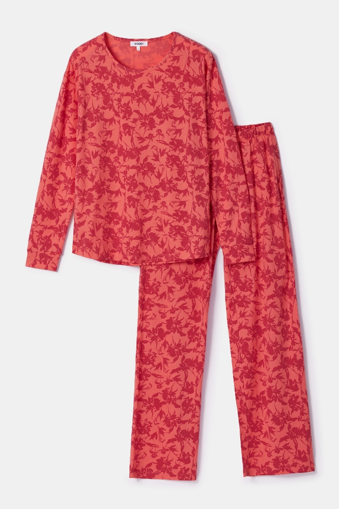Kadın Pijama-Bzb - 982-Krem Pembe
