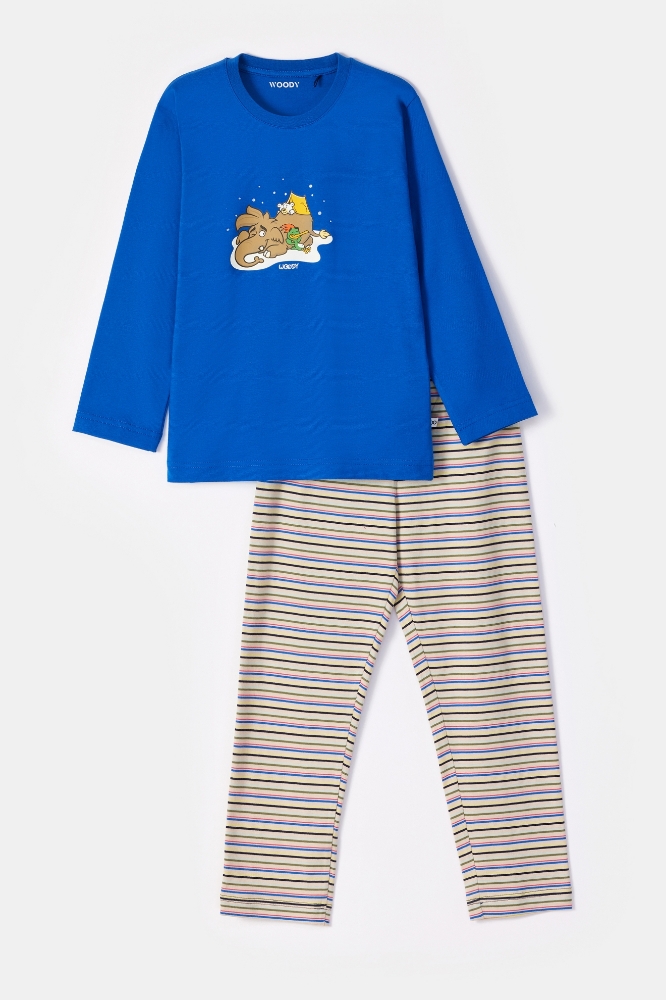 Erkek Pijama-Pls - 833 BLUE LOLİTE