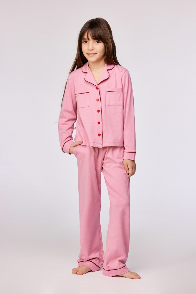 2-8 Yaş Kız Pijama-Ypd - 404 Wıld Rose
