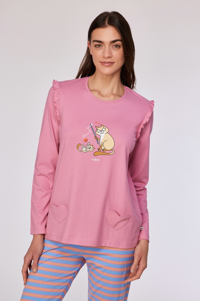 Kadın Pijama-Plg - 404 Wıld Rose