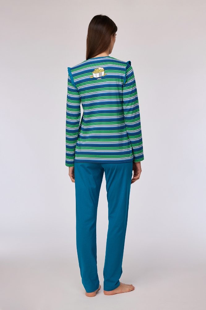 Pijama Takımı-Plg - 912 S Strıpe Pıgeon
