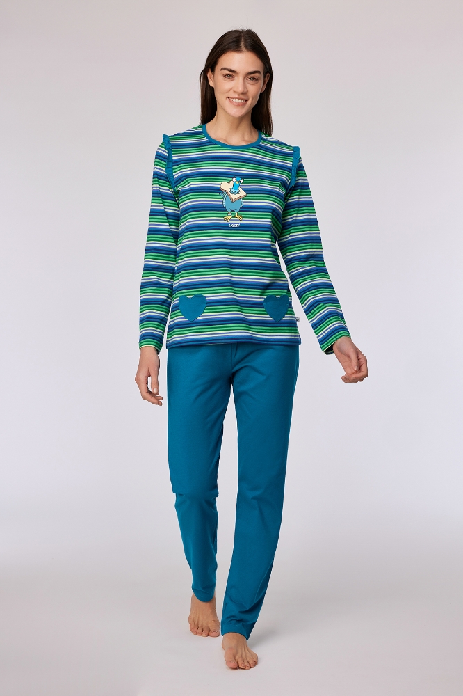 Pijama Takımı-Plg - 912 S Strıpe Pıgeon