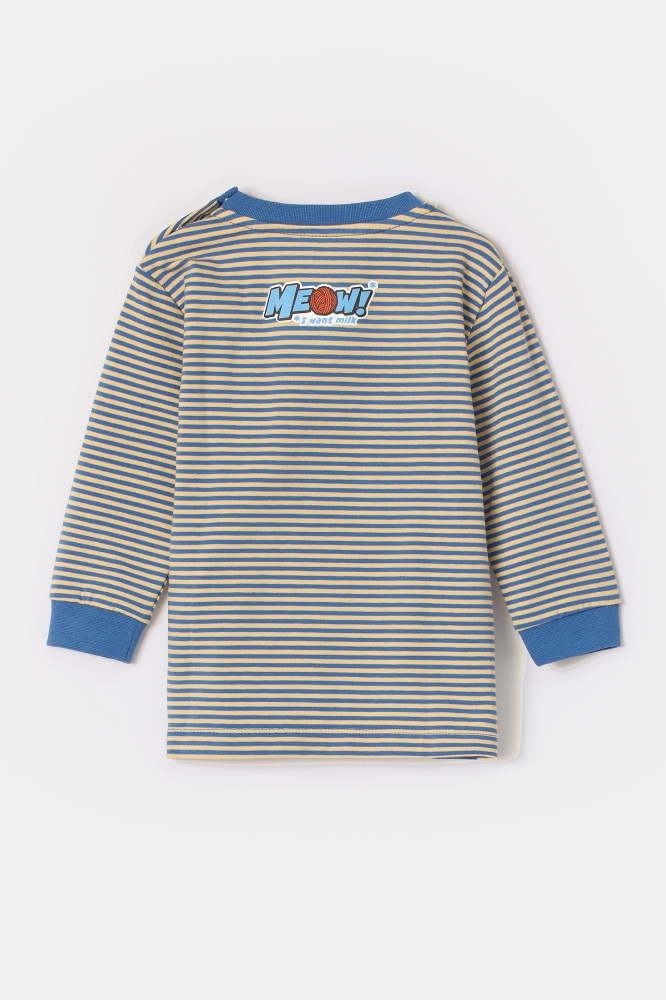 Erkek Bebek Pijama-Plc - 925 Z Strıpe Cat Boys