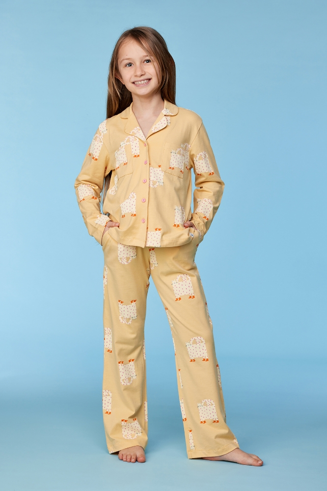 10-16 Yaş Kız Çocuk Pijama-Ypd - 940 Z Aop Cat Studıo Gırls