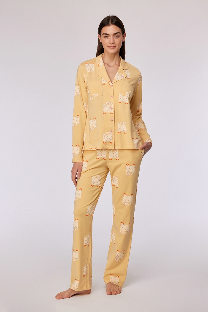 Pijama Takımı-Ypd - 940 Z Aop Cat Studıo Gırls