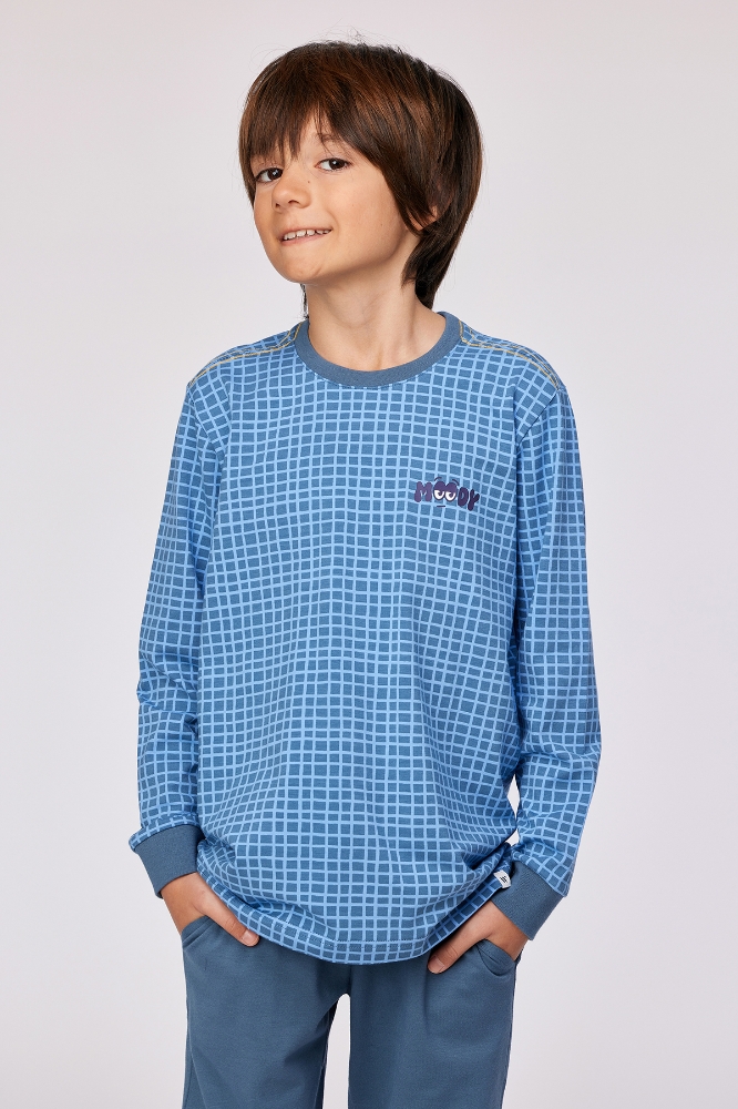 2-8 Yaş Erkek Çocuk Pijama-Qtr - 926 Z Aop Cat Studıo Boys