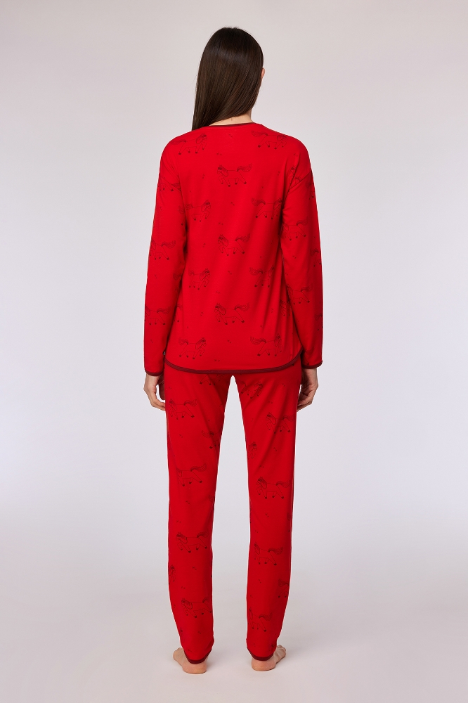 Pijama Takımı-Pzg - 934 Z Aop Pony