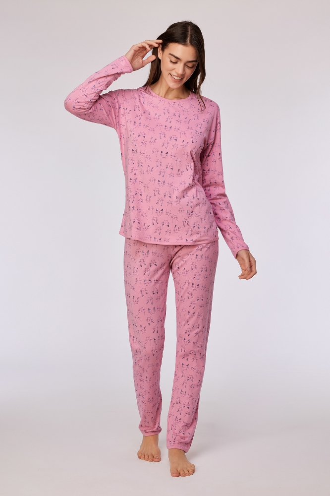 Pijama Takımı-Pzg - 923 Z Aop Cat Gırls