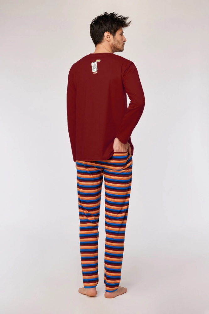 Pijama Takımı-Pls - 495 Sun Dred Tomato