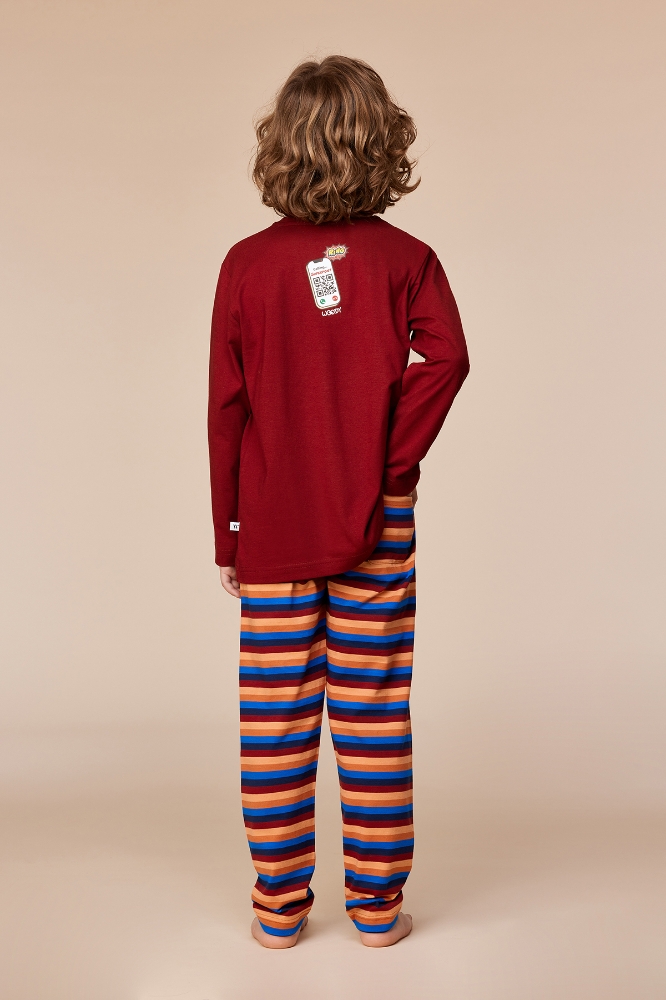 2-8 Yaş Erkek Pijama-Pls - 495 Sun Dred Tomato