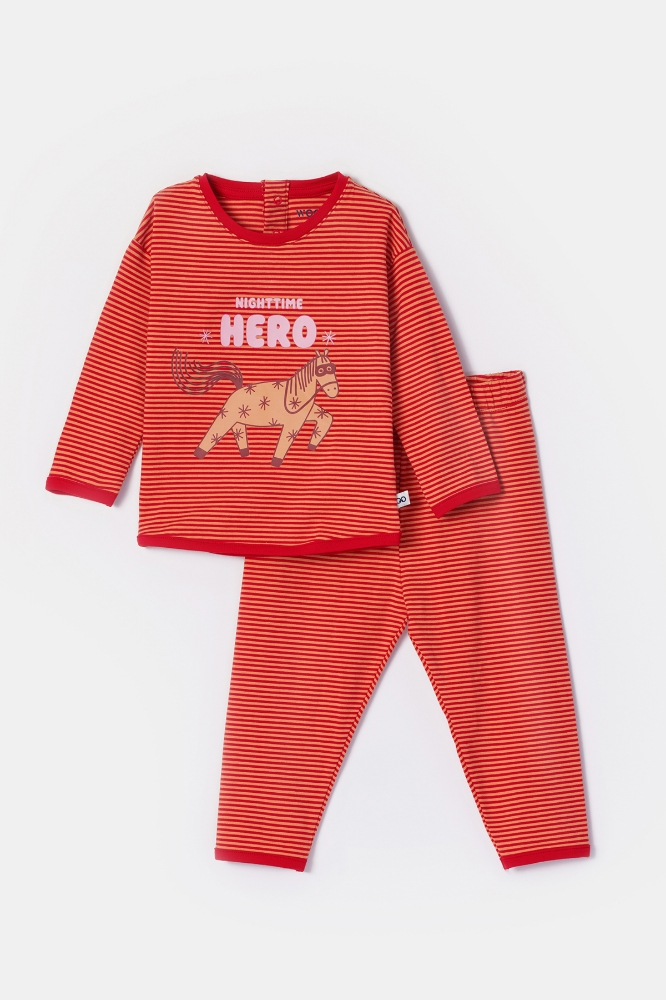Kız Bebek Pijama-Pzg - 935 Z Strıpe Pony Gırls