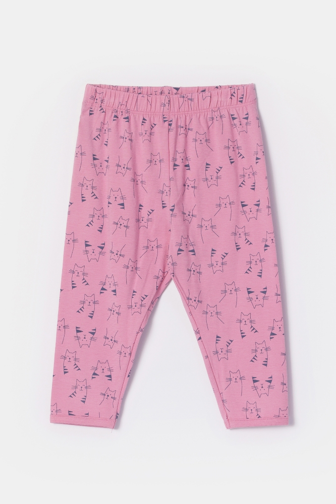 Kız Bebek Pijama-Pzg - 923 Z Aop Cat Gırls