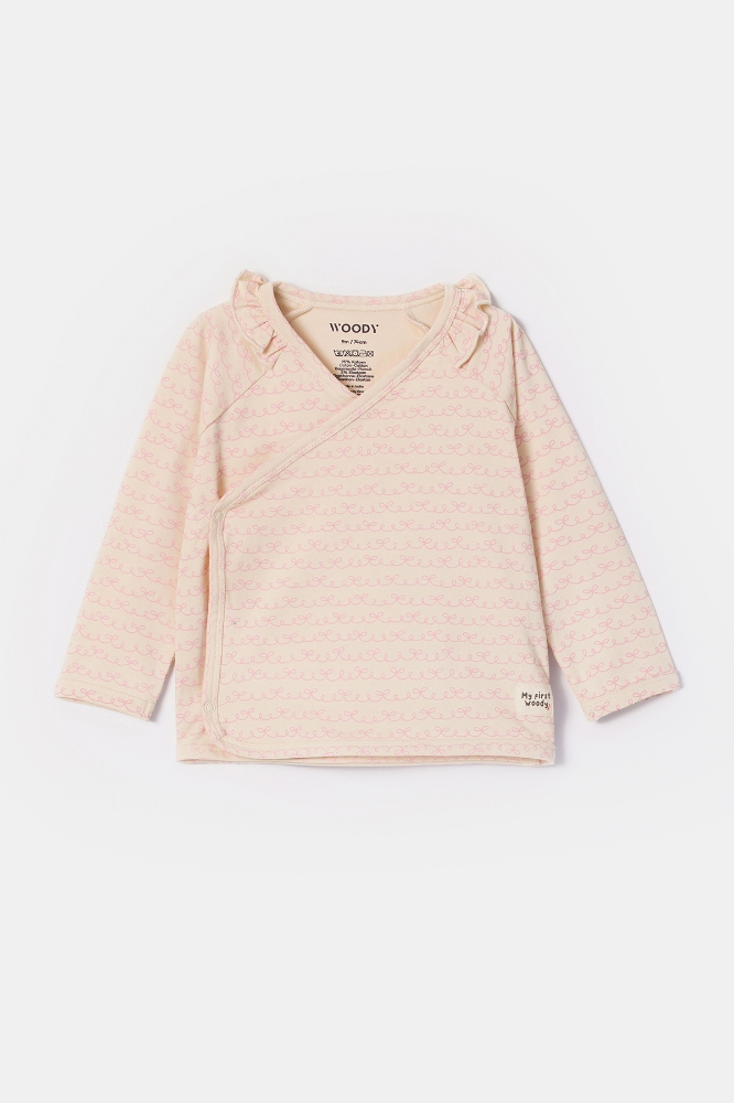 Kız Bebek Pijama -Bpd - 959 Mfw Bow Aop