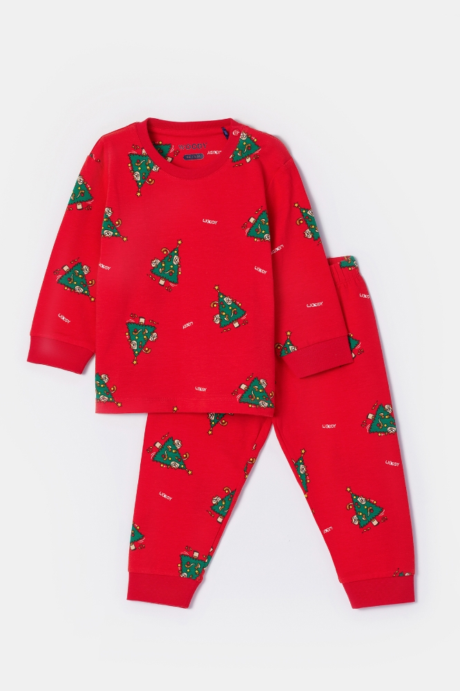Unisex Bebek Pijama-Cpa - 995 Cat Chrıstmas Z Aop