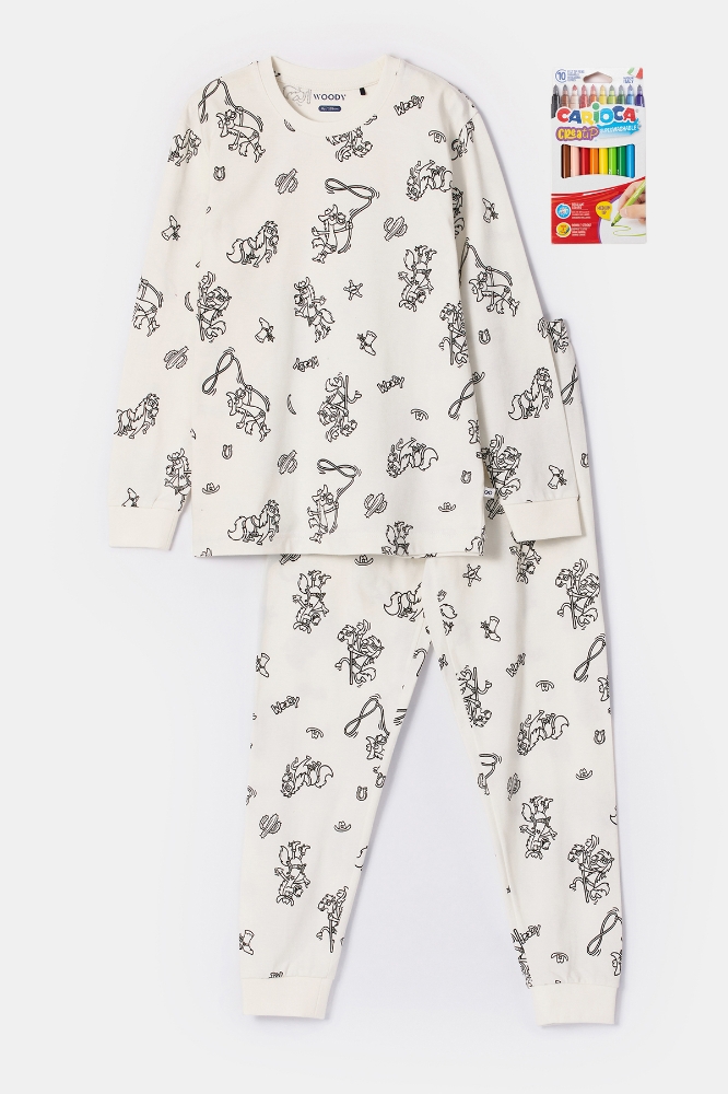 10-16 Yaş Boyanabilir Pijama-Cpc - 973-pony Color Me Aop