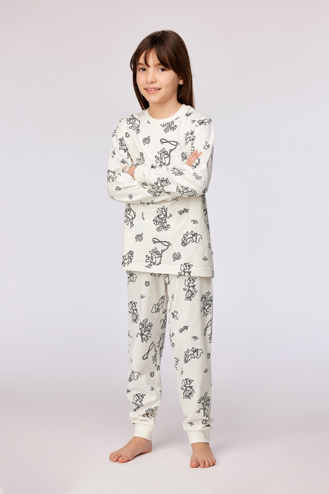 2-8 Yaş Boyanabilir Pijama-Cpc - 973-pony Color Me Aop