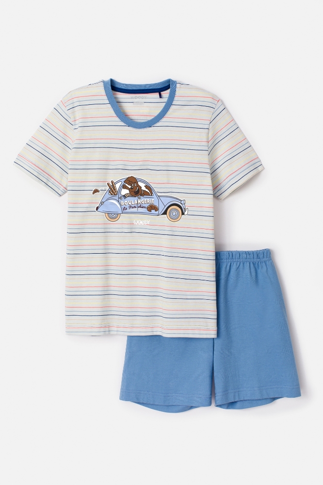 10-16 Yaş Erkek Çocuk Pijama-Pss - S24 920